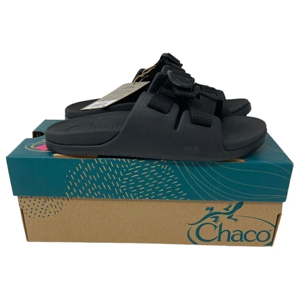 Chaco Chillos Kids Slip-On Sandals Size 4M Ultralight Comfort Black